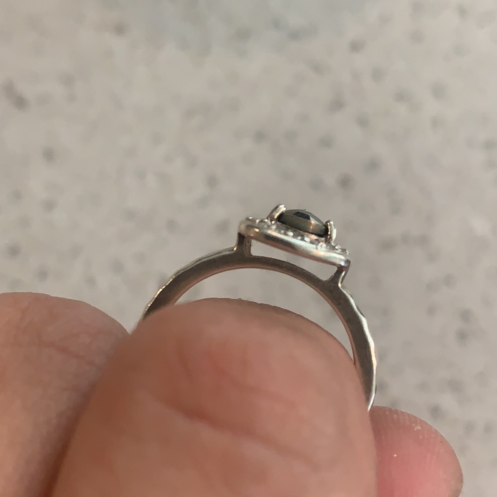 Silpada Silver Ring with Clear Gemstone - Picture 3 of 7